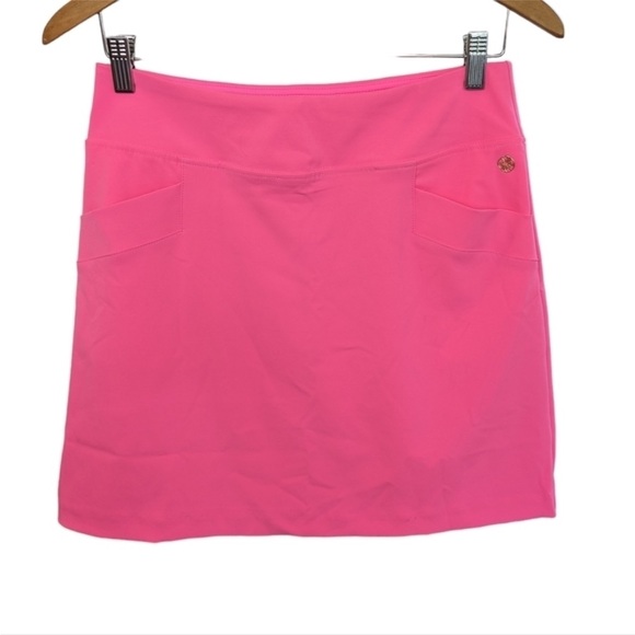 Lilly Pulitzer Fairway Performance Pink Twill Skort | Size 2 - Picture 6 of 6